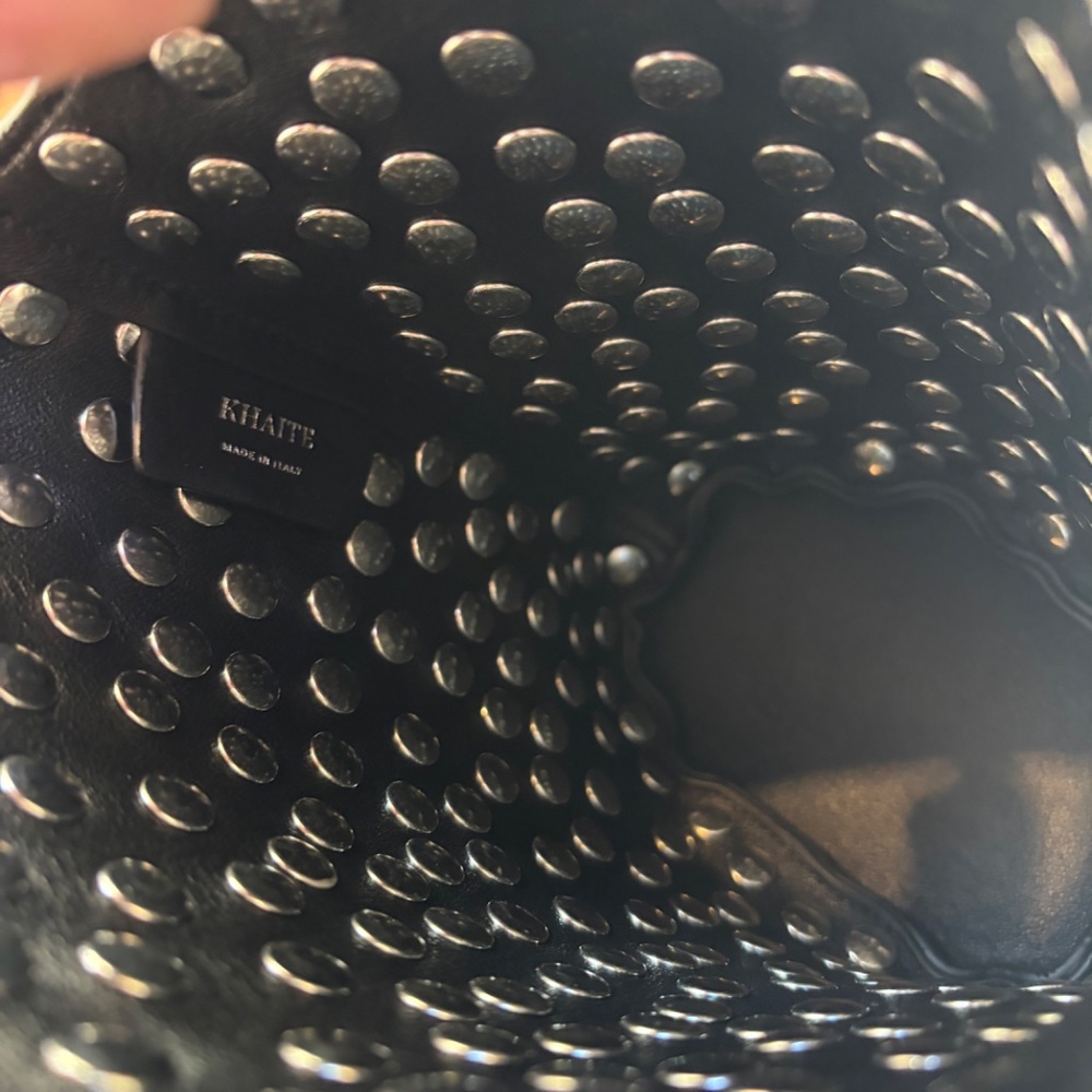 Khaite Livia small studded suede tote - Picture 5 of 5